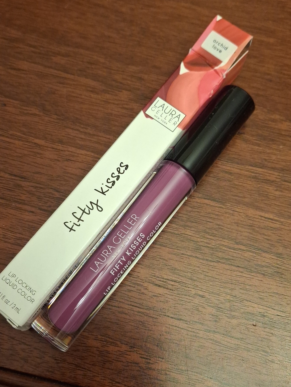 Laura Geller Fifty Kisses Liquid Lip Color in Orchid Love 3ml New